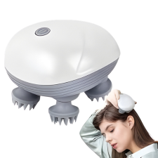 Smart Heated Scalp Massager Electric Waterproof Head Massage Brush for Hair Growth & Stress Relief