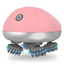 Smart Heated Scalp Massager Electric Waterproof Head Massage Brush for Hair Growth & Stress Relief