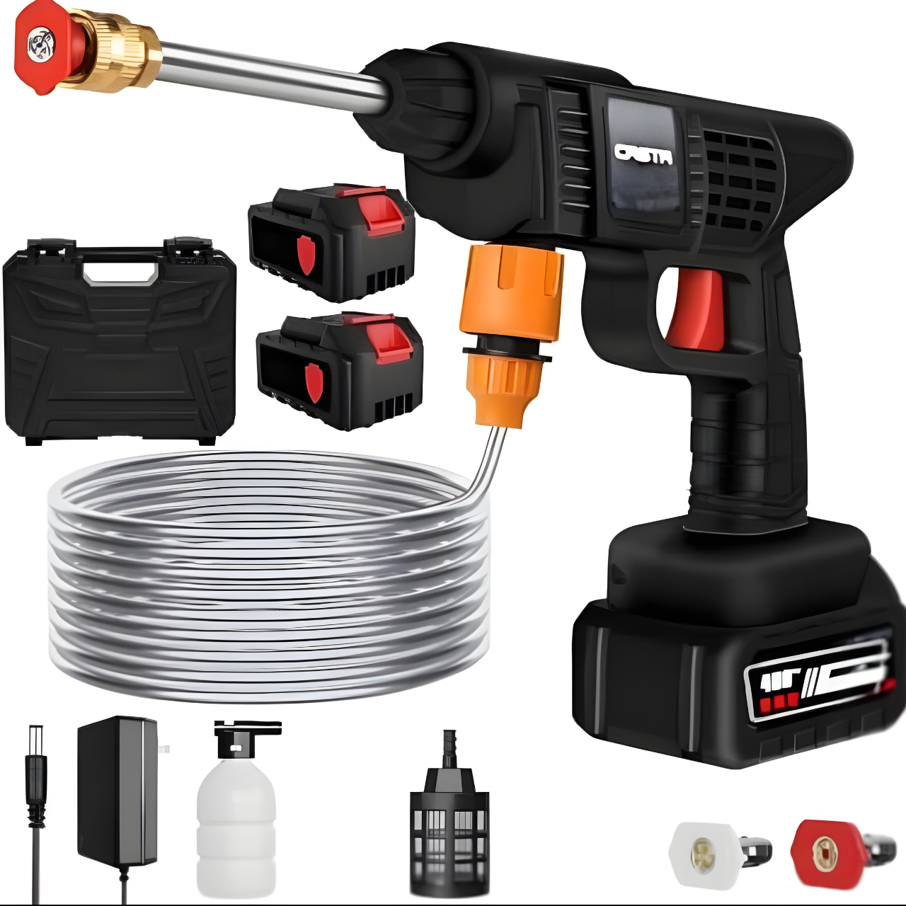 48V Cordless Car Washer Gun High Pressure Portable Cleaner