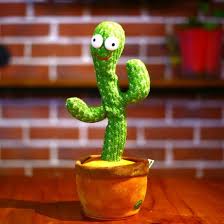 Dancing Cactus Toy – Singing & Talking Plush with Voice Repeat